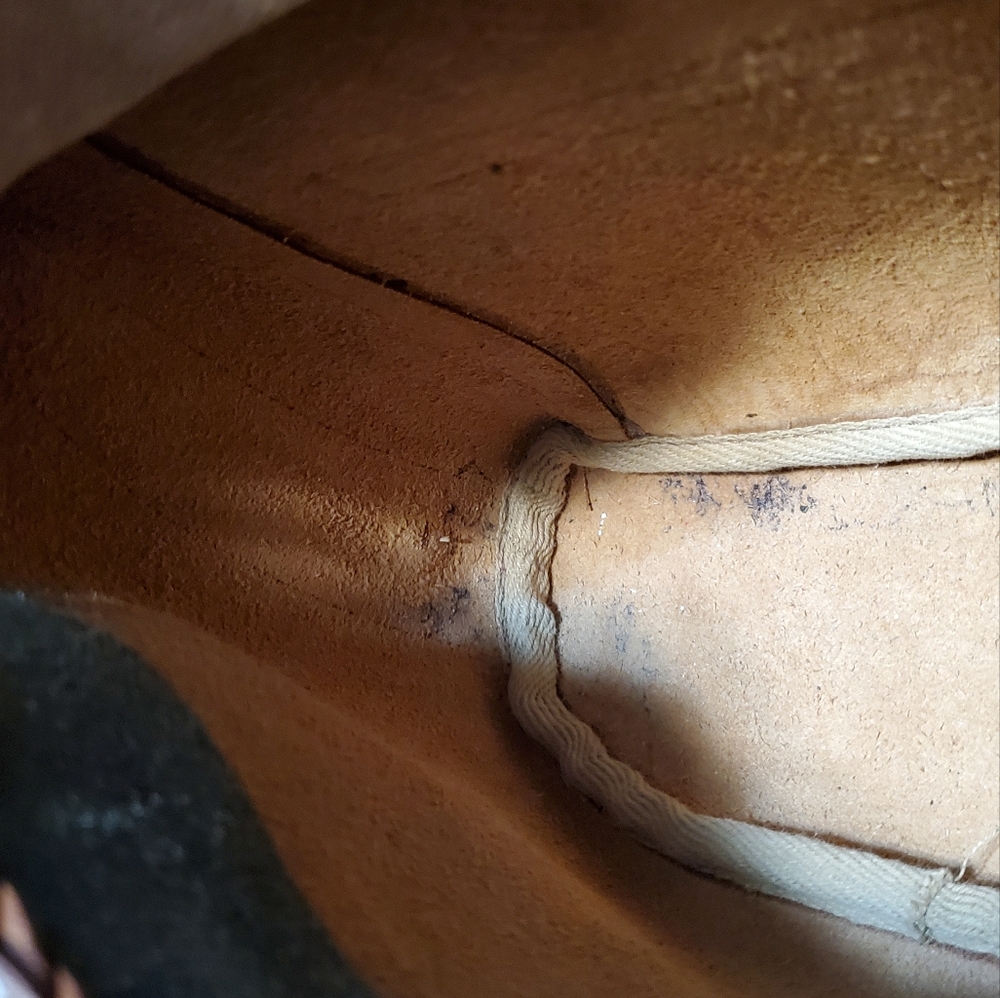 Vintage 1990s Teton Dooney and Bourke Saddle Bag Drawstring Purse USA Made - Picture 11 of 13